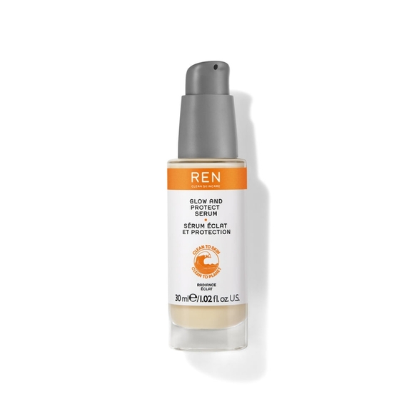 NWT‎ REN Radiance Glow And Protect Vitamin C Serum 1.02fl Oz - Picture 1 of 4